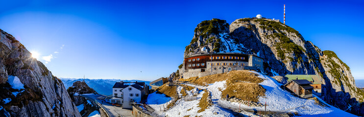 Wall Mural - view at the wendelstein mountain - bavaria