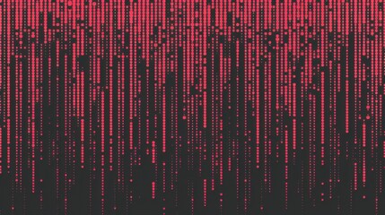 Digital red pixelated abstract background