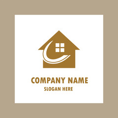 Fototapete - Real Estate Vector Logo Design