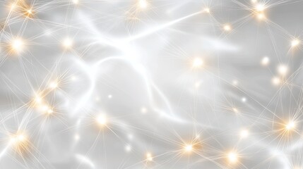 Poster - White background showcases intricate organic patterns that evoke the look of neural connections or biological structures in a clean design