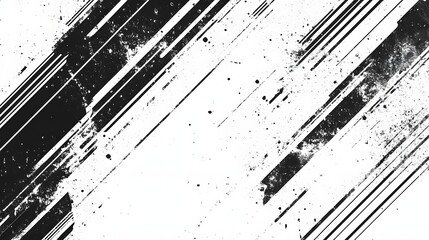 Poster - Explosive abstract background with dynamic brushstrokes vibrant color splatter and digital glitch effects  This high energy visually striking image evokes a sense of chaos movement