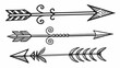 © Prasa-gg - Creative hand-drawn arrows collection in various designs showcasing unique patterns and styles