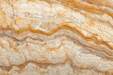 Poster - Natural onyx marble texture features a captivating wavy pattern, showcasing warm beige and brown hues, making it suitable for luxurious interior design projects