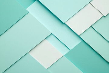 Aufkleber - blue and white background with a white square in the middle. The background is made up of many different colored squares