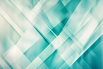 Poster -  blue and white abstract background with a lot of squares. The squares are of different sizes and are arranged in a way that creates a sense of movement and depth. Scene is one of calmness