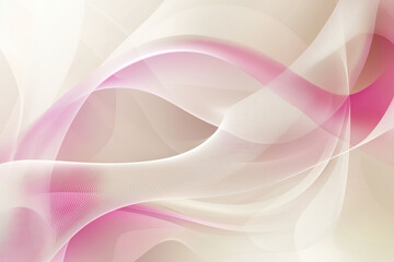 Aufkleber -  pink and white background with a wave pattern. The background is very soft and the pink and white colors give it a calming and soothing feeling
