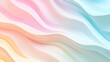 © LovelyArt - Minimalist abstract retro summer background with flowing wavy patterns in vibrant pastel colors and a grainy finish
