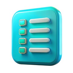 Teal Checklist App Icon