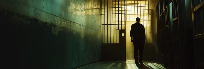 Wall Mural - dangerous prisoners, asylum, cinematic, dramatic lighting