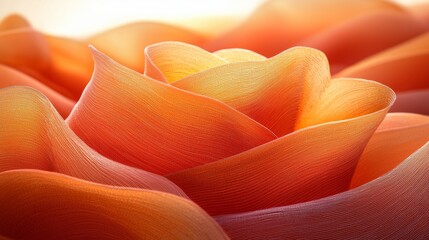 Poster - A close up of an orange flower with a white background