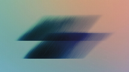 Poster - Abstract gradient pattern with dynamic geometric shapes and blurred effects