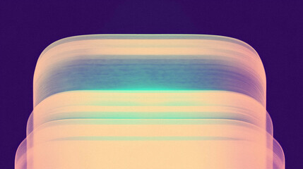 Poster - Abstract colorful gradient with soft blurred edges in digital art