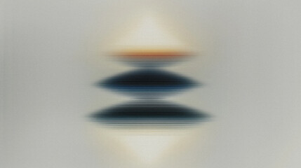 Poster - Abstract symmetry with soft blurred gradient and central light source