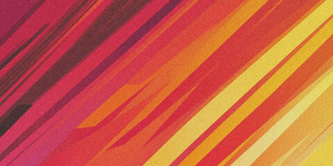 Wall Mural - Abstract Warm Diagonal Stripes Background Red Orange Yellow Texture Design