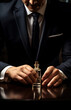 © Canvas Alchemy - Man smelling a fragrance