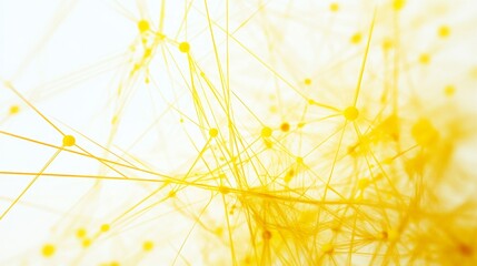 Poster - Innovative technology showcase digital world visual presentation bright white background creative perspective yellow inspiration