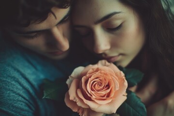 Sticker - Couple with Roses