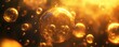 © Valentyna - golden yellow bubble oil