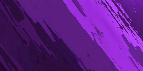 Poster - purple brush strokes painting creating dynamic diagonal lines on canvas background with vibrant and 