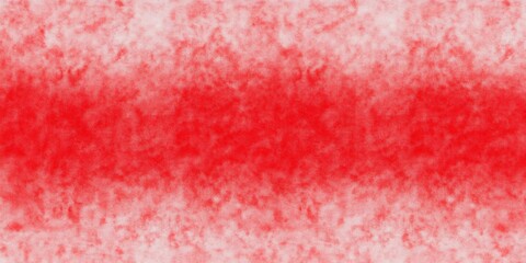 Poster - Red watercolor gradient creating a textured stripe across a white background
