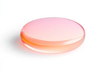 Poster - Unique round gel with gradient color showcasing design in modern media and communication studies