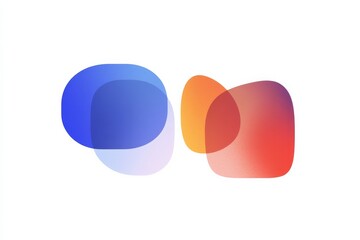 Poster - Flat design uses vibrant colors and smooth shapes for a modern aesthetic in media and communication