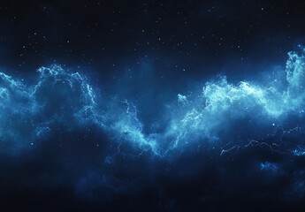 Wall Mural - Abstract Cosmic Nebula Night Sky Background