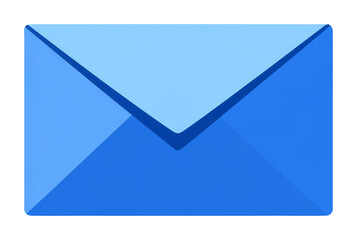 Aufkleber - Blue envelope icon with gradient design, communication concept