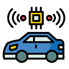 Poster - Self-Driving Icon