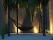 © Rapit - Tropical hammock relaxation, night scene, beach, calm
