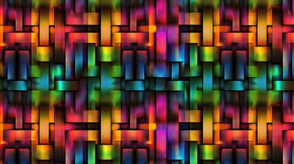 Poster - A mesmerizing, seamless holographic liquid metal pattern with shifting colors, evoking a futuristic and smooth abstract design
