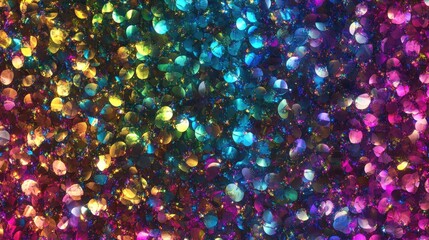 Aufkleber - A seamless pattern of iridescent liquid metal, shimmering with holographic colors, creating a futuristic and dynamic abstract texture