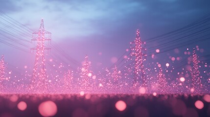 Aufkleber - Surreal energy-driven economy representation