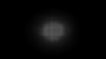 Poster - Concentric Halftone Pattern in Gradient Circles Creates a Visual Focal Point with Subtle Variations
