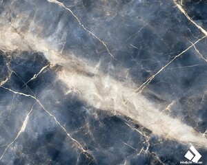 Aufkleber - Natural stone surface with unique marble swirls