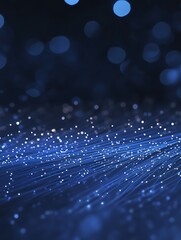 Leinwandbilder - A captivating image showcasing a network of interconnected fiber optics.
