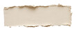 © cac_tus - torn paper texture with rough edges and beige color, abstract design and art concept