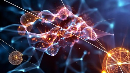 Poster - Abstract Network Connections: Digital Nebula