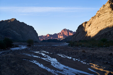 Wall Mural - Sunrise at the Tianshan Mysterious Grand Canyon, Xinjiang, China