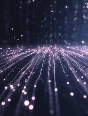 Aufkleber - A digital image depicting a cybernetic financial ecosystem with automated features.