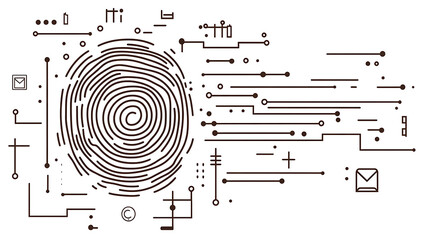Poster - Digital Fingerprint Technology Integration with Electronic Circuitry and Cyber Security Systems