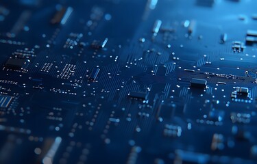 Aufkleber - Close-up circuit board technology