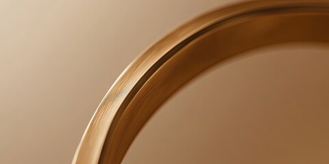 Poster - Gold Arc Abstract Interior