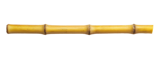 Wall Mural - horizontal bamboo stick isolated on transparent background