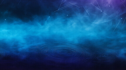 Poster - Fingerprint Biometric Identification Digital Security System Cybernetic Future Abstract Design