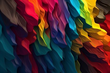 Wall Mural - abstract colorful background