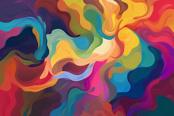 Wall Mural - abstract colorful background