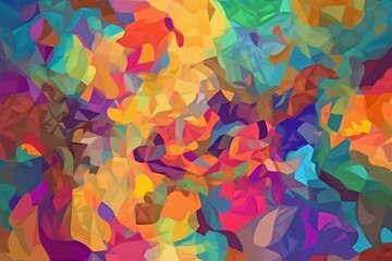 Wall Mural - abstract colorful background