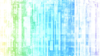 Poster - Geometric Harmony Blocks in Gradient Colors Abstract Artwork with Subtle Texture and Design Elements