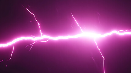 Wall Mural - intense purple electrical storm illustration dynamic lighting and energy filled atmosphere